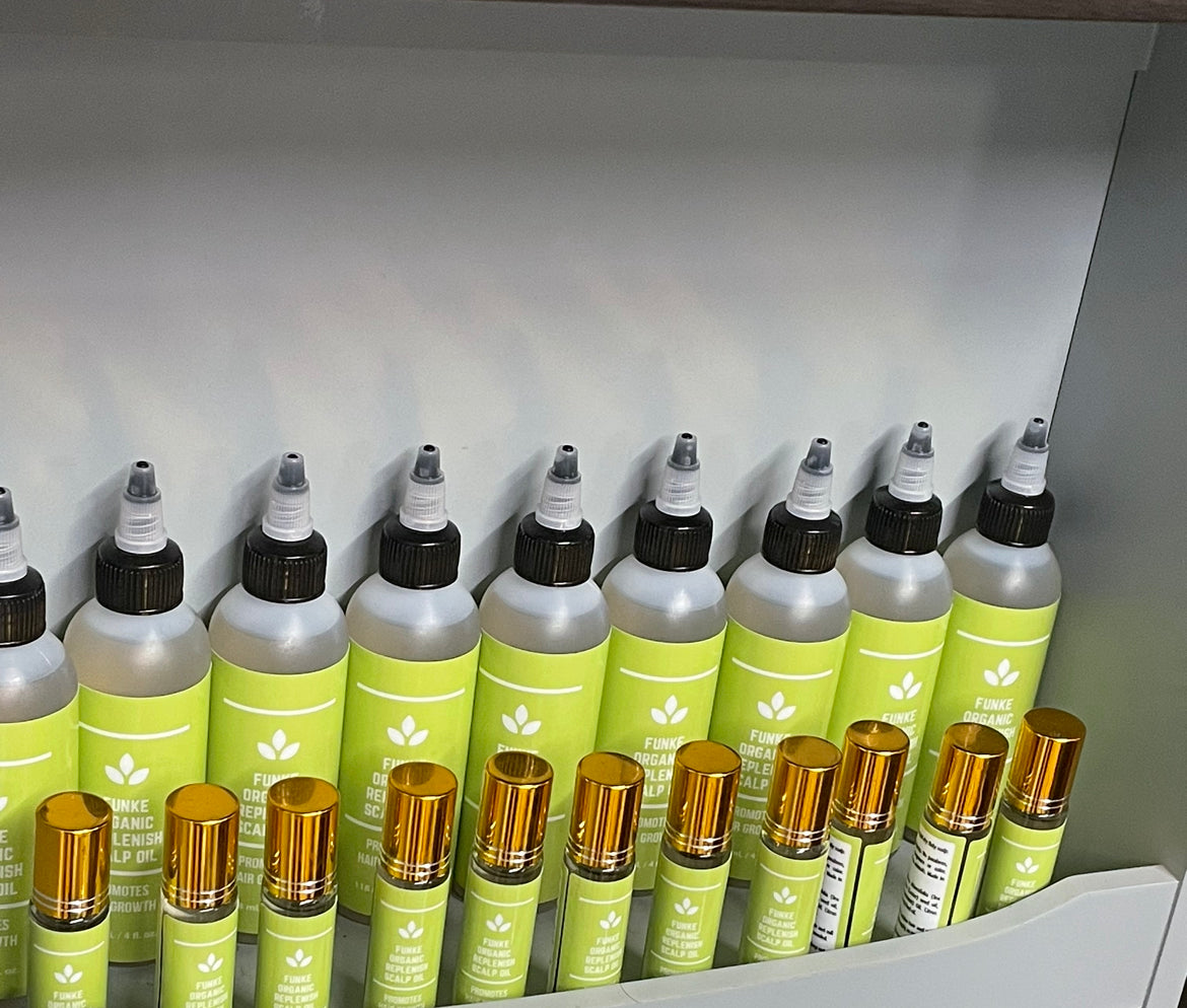 Organic Replenish Scalp and Hair Growth Oil 4 OZ/ 118 ML